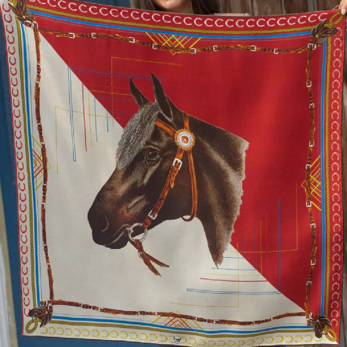 Fringe Scarves The Derby Red Long Tall Wild Rag