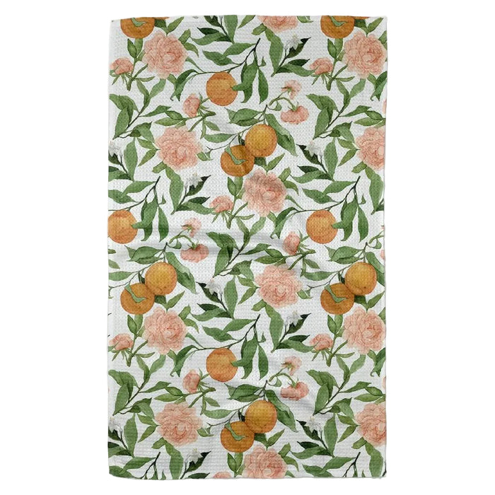 Geometry A Peony For Your Thoughts Tea Towel