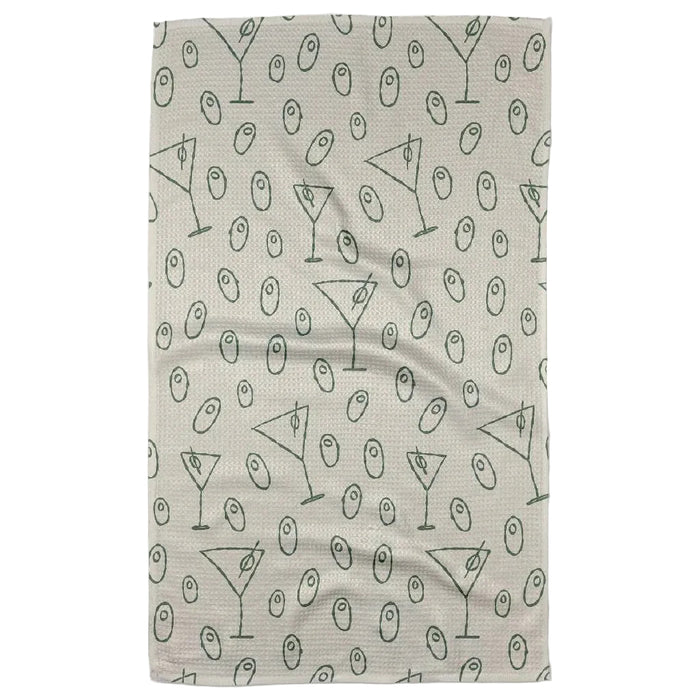 Geometry Dirty Martini Tea Towel