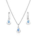 Montana Silversmiths Blue Opal Flare Jewelry Set WOMEN - Accessories - Jewelry - Jewelry Sets Montana Silversmiths