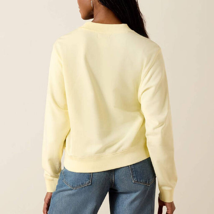 Ariat Women's Essential Pear Sorbet Crew Sweatshirt WOMEN - Clothing - Tops - Long Sleeved Ariat Clothing