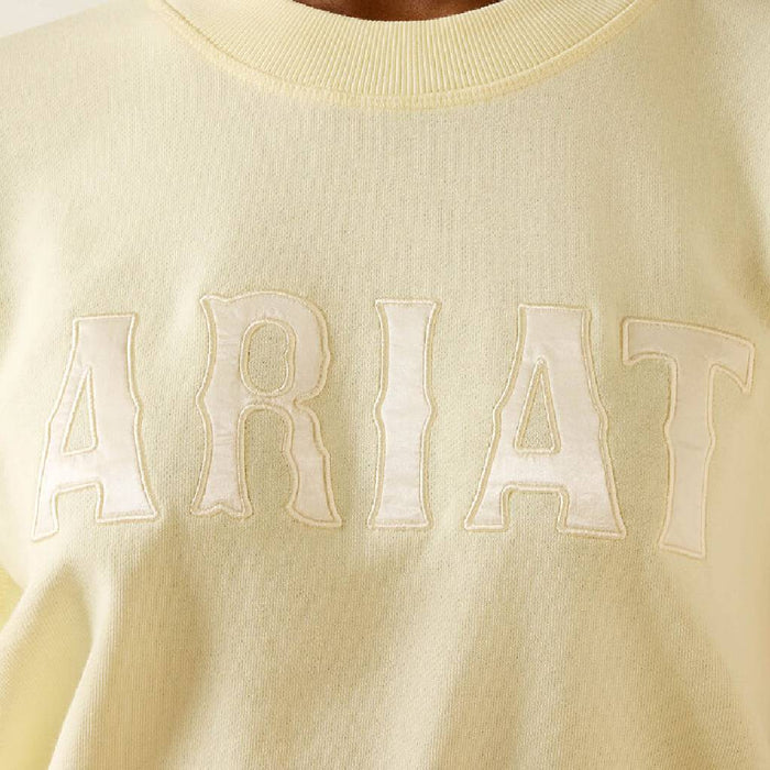 Ariat Women's Essential Pear Sorbet Crew Sweatshirt WOMEN - Clothing - Tops - Long Sleeved Ariat Clothing