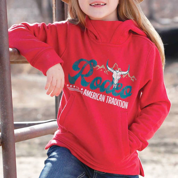 Cruel Denim Girl's Pink Rodeo Tradition Hoodie KIDS - Girls - Clothing - Sweatshirts & Hoodies Cruel Denim