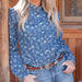Cruel Denim Women's Brand Print Pearl Snap Shirt WOMEN - Clothing - Tops - Long Sleeved Cruel Denim