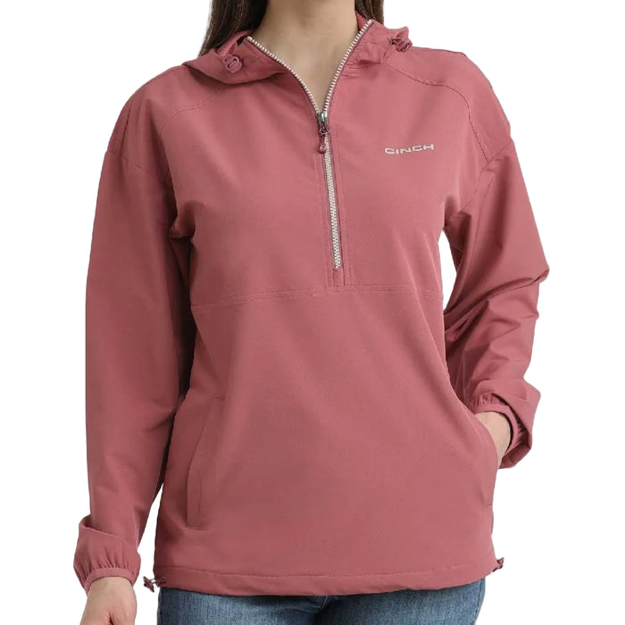 Cinch Women's 1/2 Zip Pink Pullover WOMEN - Clothing - Pullovers & Hoodies Cinch