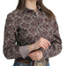 Cinch Women's Paisley Burgundy Button Down Shirt WOMEN - Clothing - Tops - Long Sleeved Cinch