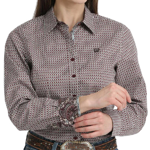 Cinch Women's Geo Print Button Down Shirt WOMEN - Clothing - Tops - Long Sleeved Cinch
