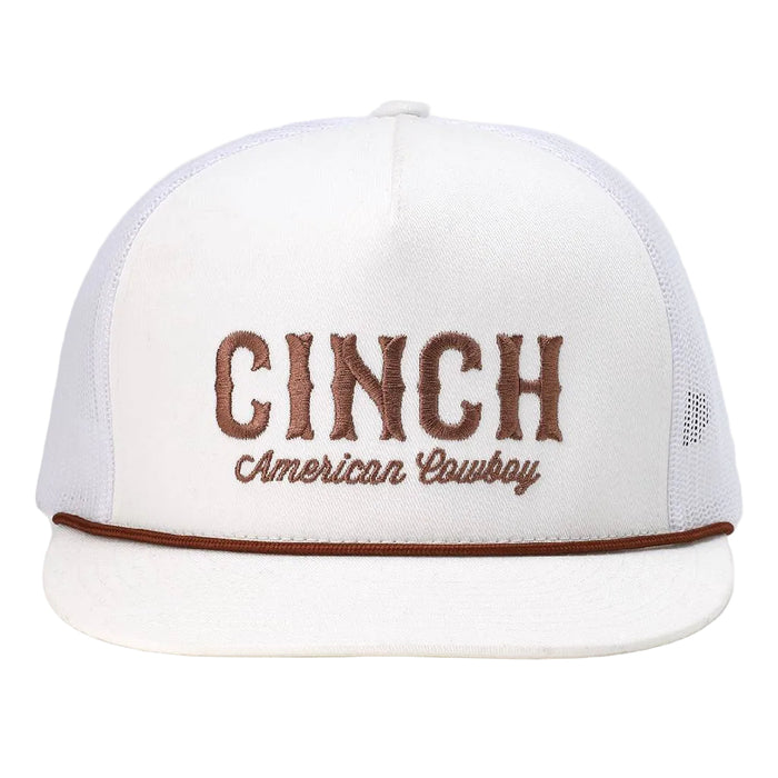 Cinch American Cowboy White Cap HATS - BASEBALL CAPS Cinch