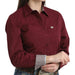 Cinch Women's Stripe Burgundy Button Down Shirt WOMEN - Clothing - Tops - Long Sleeved Cinch