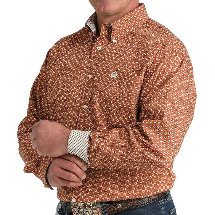 cinch dress shirts Cinch Men's Green Plaid Button Down Shirt main image 0