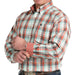 Cinch Men's Plaid Print Button Down Shirt MEN - Clothing - Shirts - Long Sleeve Cinch