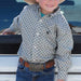 Cinch Boy's Geo Print Button Down Shirt KIDS - Boys - Clothing - Shirts - Long Sleeve Shirts Cinch