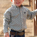 Cinch Baby Boy's Geo Print Button Down Shirt KIDS - Boys - Clothing - Shirts - Long Sleeve Shirts Cinch