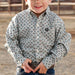 Cinch Toddler Boy's Geo Print Button Down Shirt KIDS - Boys - Clothing - Shirts - Long Sleeve Shirts Cinch