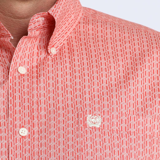 Cinch Men's Geo Print Button Down Shirt MEN - Clothing - Shirts - Long Sleeve Cinch