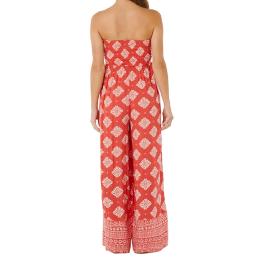 Rip Curl Women's Ventura Shirred Red Jumpsuit WOMEN - Clothing - Jumpsuits & Rompers Rip Curl