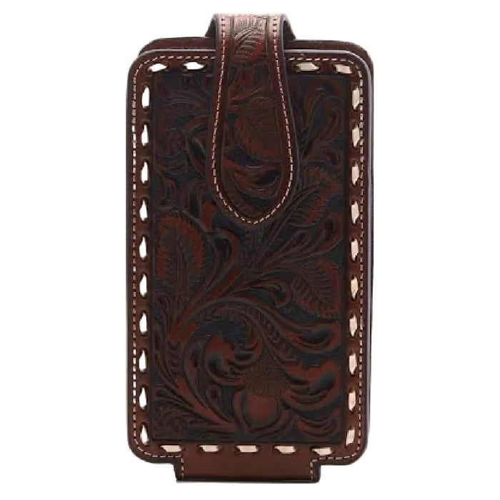 Ariat Floral Embossed Brown Cell Phone Case ACCESSORIES - Additional Accessories - Tech Accessories M&F Western Products