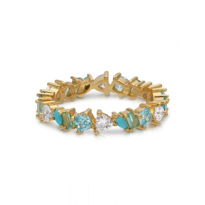 Teal Opal Vienna Mini Ring WOMEN - Accessories - Jewelry - Rings Native Gem