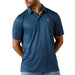 Ariat Men's Dark Denim Medallion Print Polo Shirt MEN - Clothing - Shirts - Short Sleeve Ariat Clothing