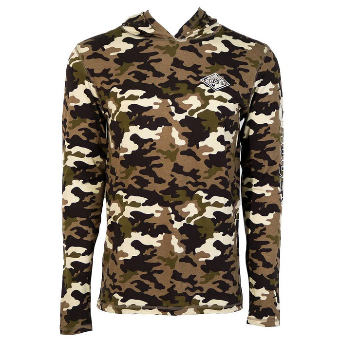 Hooey Men's Hooded Captain Camo Bamboo Shirt