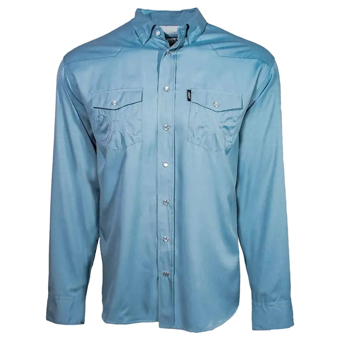 Hooey Men's Ashley Blue Sol Pearl Snap Shirt