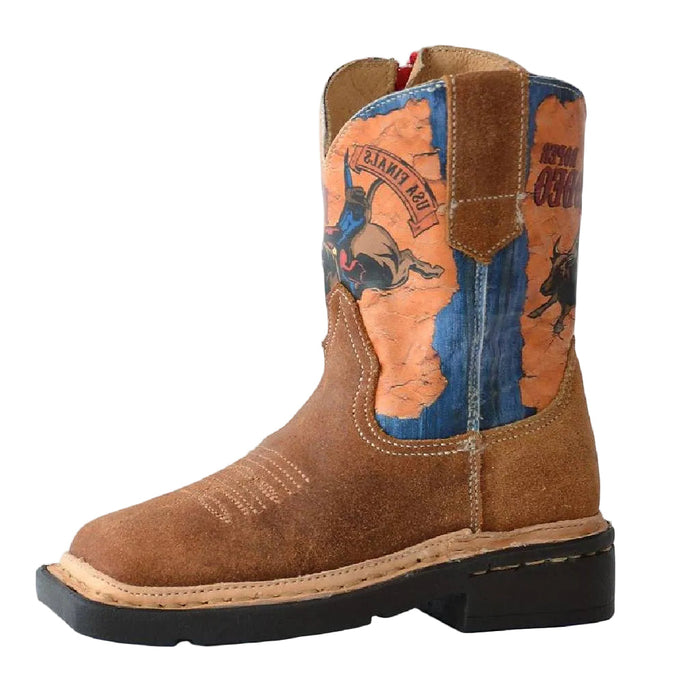 Roper Boy's Square Toe Rodeo Finals Boot