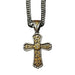 Silver & Gold Cross Necklace MEN - Accessories - Jewelry & Cuff Links M&F Western Products