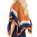Camel Colorblocked Poncho WOMEN - Clothing - Sweaters & Cardigans THML Clothing