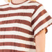 Brown Striped Knit Top WOMEN - Clothing - Tops - Short Sleeved THML Clothing
