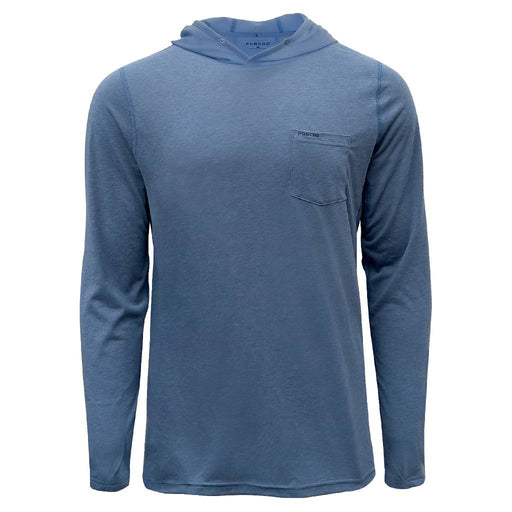 Poncho Slate Blue Performance Hoodie MEN - Clothing - T-Shirts & Tanks Poncho Outdoors