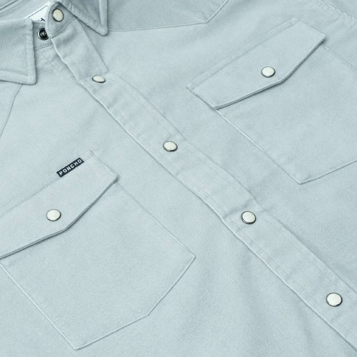 Poncho The Corduroy Bonnell Western Shirt - Slim Fit MEN - Clothing - Shirts - Long Sleeve Poncho Outdoors