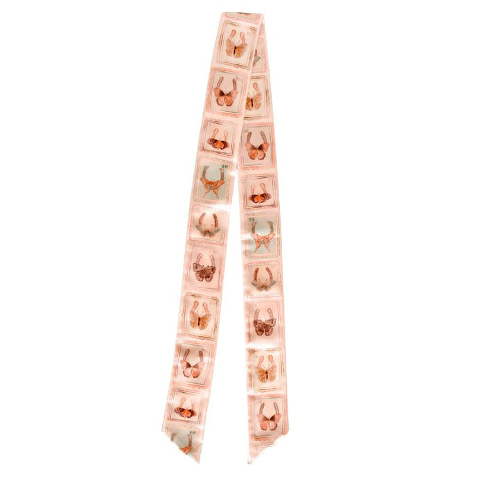 Postal Butterfly Silk Twilly WOMEN - Accessories - Scarves & Wraps Tirzah Lane Art