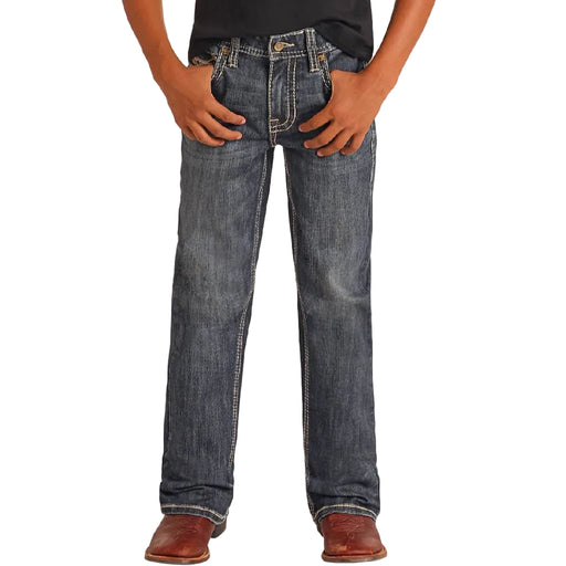 Rock & Roll Boy's Raised Denim Revolver Jean KIDS - Boys - Clothing - Jeans Panhandle