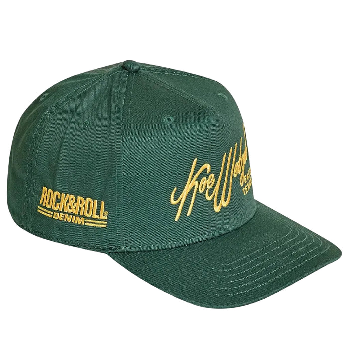 Rock & Roll Denim Koe Wetzel X RRD Cap - Hunter Green HATS - BASEBALL CAPS Panhandle