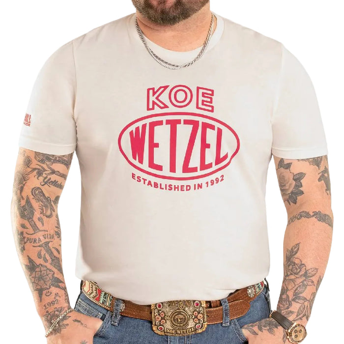 Rock & Roll Denim Men's Koe Wetzel X RRD Natural Tee MEN - Clothing - T-Shirts & Tanks Panhandle