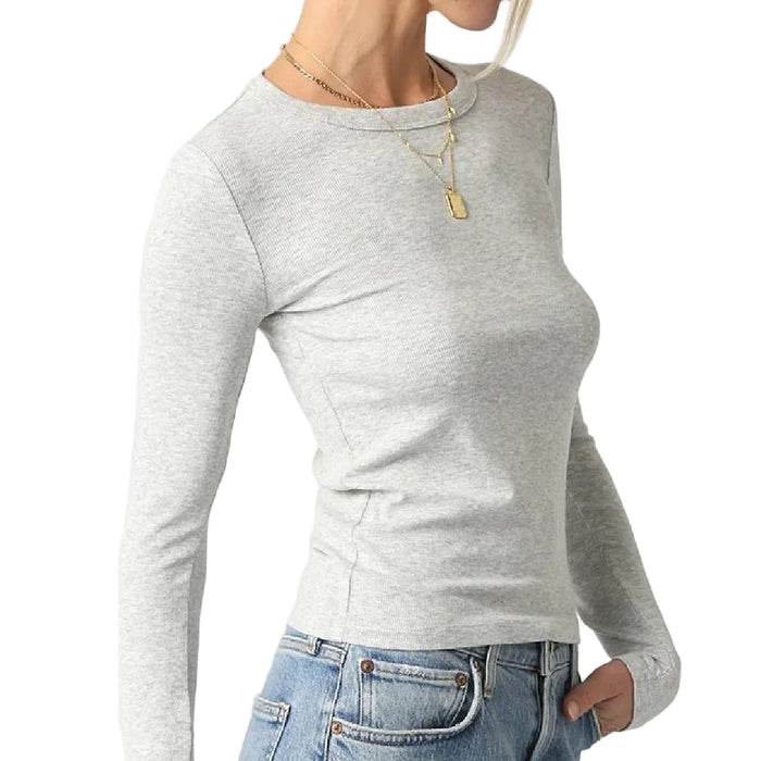 Light Heather Grey Jessie Top