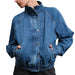 Washed Denim Bomber Jacket WOMEN - Clothing - Outerwear - Jackets Raisonnel