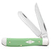 Case Mint Green Synthetic Smooth Mini Trapper Knives W.R. Case