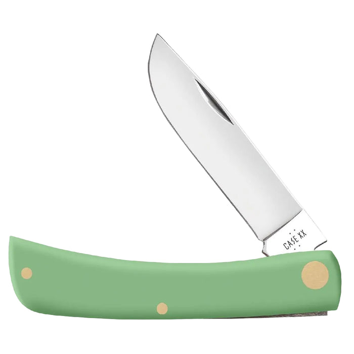 Case Mint Green Synthetic Smooth Sod Buster Jr