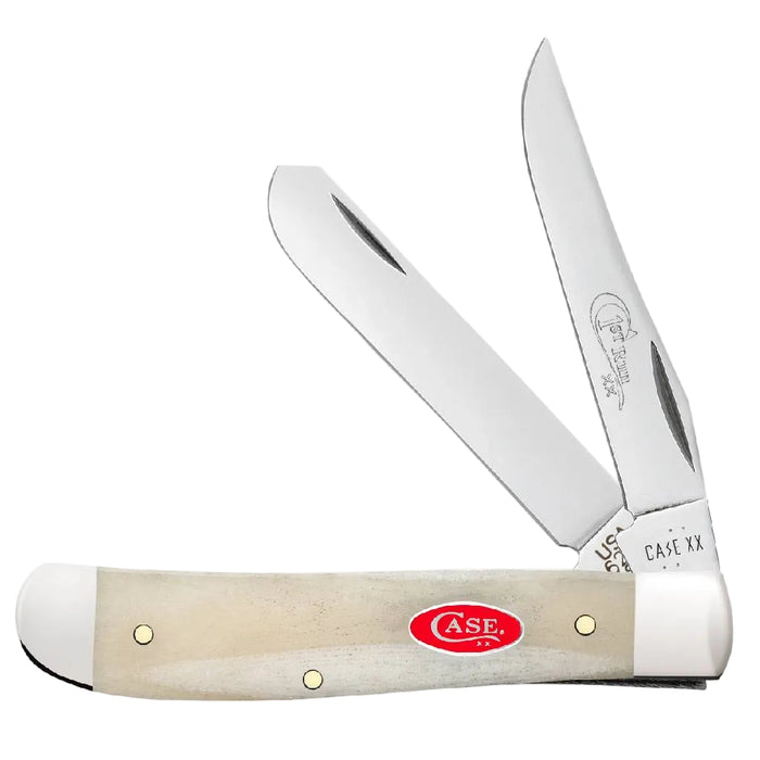 Case First Production Natural Bone Smooth Mini Trapper