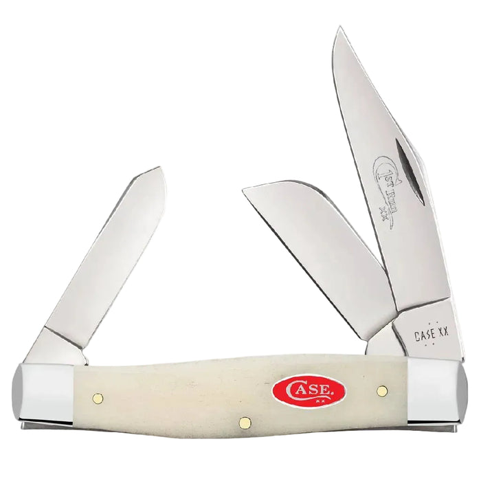 Case First Production Natural Bone Smooth Large Stockman