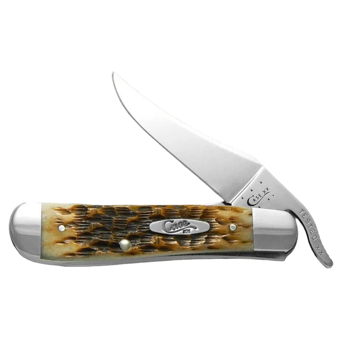 Case Bone Peach Seed Jig Russlock Knives W.R. Case
