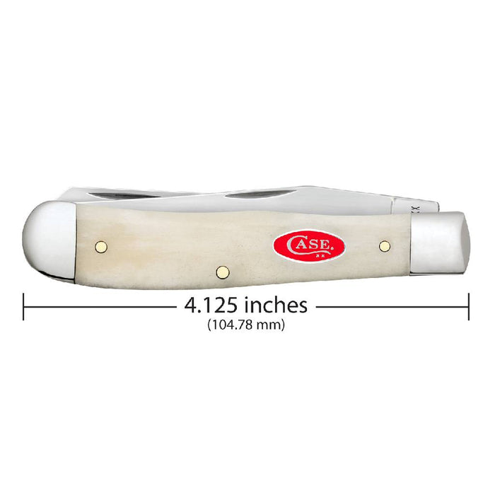 Case Natural Bone Smooth Trapper