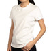 Kut Langley White Rib Top WOMEN - Clothing - Tops - Short Sleeved Kut from the Kloth