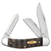 Case Black Curly Oak Wood - Smooth Sowbelly Knives W.R. Case