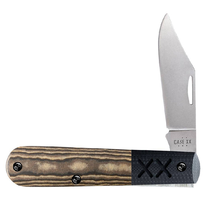 Case Black & Tan Richlite w/Black G-10 Smooth Barlow Crossroads Knives W.R. Case