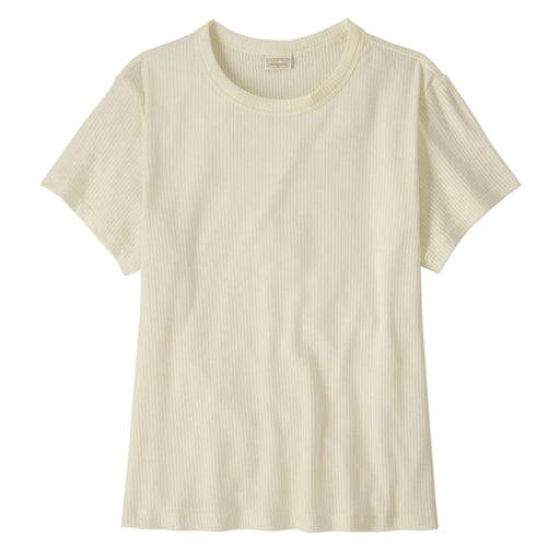 Patagonia Rib Knit Top - White WOMEN - Clothing - Tops - Short Sleeved Patagonia