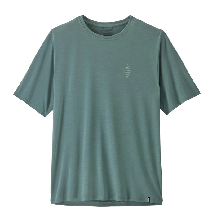 Patagonia Men's Capilene Cool Daily Shirt - Light Blue Sage X-Dye MEN - Clothing - T-Shirts & Tanks Patagonia