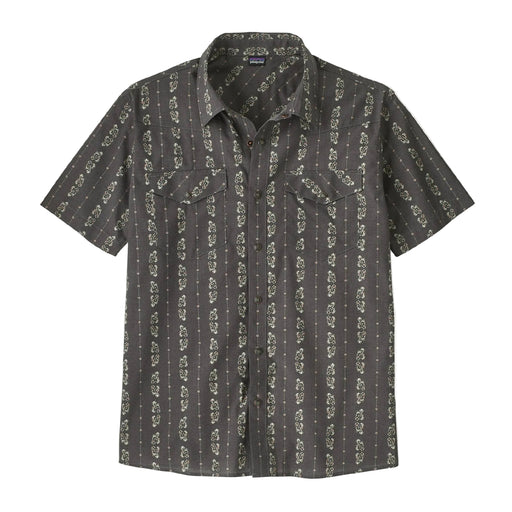 Men's Go-To Western Shirt - Lowlands: Forge Grey MEN - Clothing - Shirts - Short Sleeve Patagonia