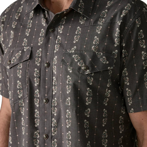 Men's Go-To Western Shirt - Lowlands: Forge Grey MEN - Clothing - Shirts - Short Sleeve Patagonia